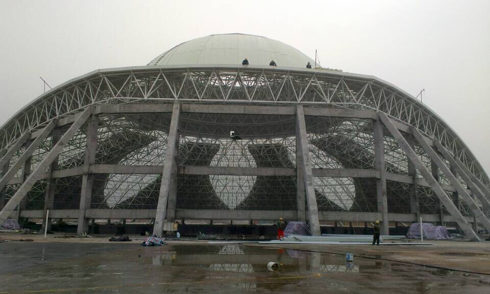 邓州温泉馆网架工程